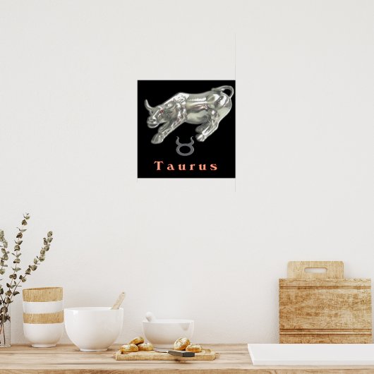 Taurus de stier poster (Keuken)