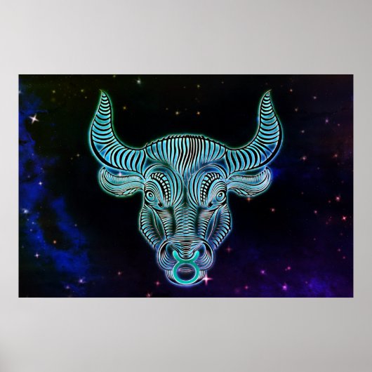 taurus de stier zodiaal poster (Voorkant)