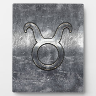 Taurus Dierenriemsymbool in Grunge Vervallen Stijl Fotoplaat
