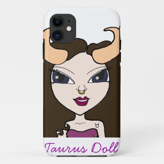 Taurus Doll iPhone 5 Barely Daar Hoesje (Achterkant)
