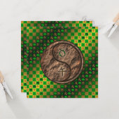 Taurus & Earth Horse Kaart (Voorkant / Achterkant in situ)