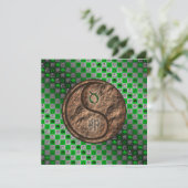 Taurus & Earth Rabbit Kaart (Staand voorkant)