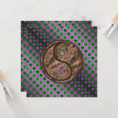 Taurus & Earth Rooster Kaart (Voorkant / Achterkant in situ)