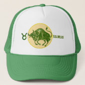 Taurus Emerald Designer Modern Trucker Hat Pet (Voorkant)