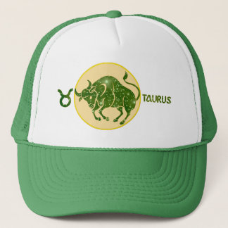 Taurus Emerald Designer Modern Trucker Hat Trucker Pet