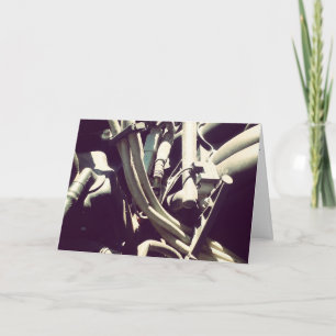 "Taurus Engine" Get Well Card Kaart