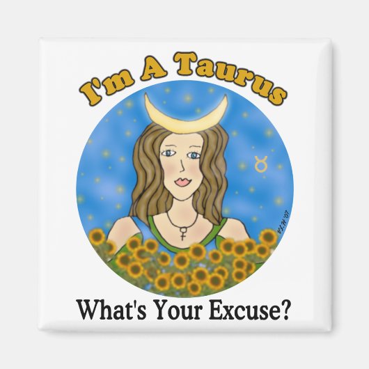 Taurus Excusemagneet Magneet (Voorkant)