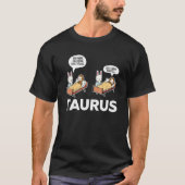 Taurus Facts Astrology Sarcastic Sloth Coma Zodiac T-shirt (Voorkant)