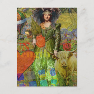 Taurus Fantasy Gotische Kunst Briefkaart