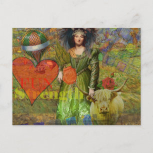 Taurus Fantasy Gotische Kunst Briefkaart