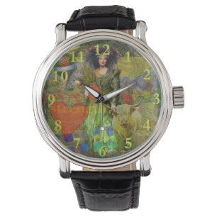  Taurus Fantasy Gotische Kunst Horloge