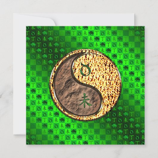 Taurus & Fire Goat Kaart (Voorkant)