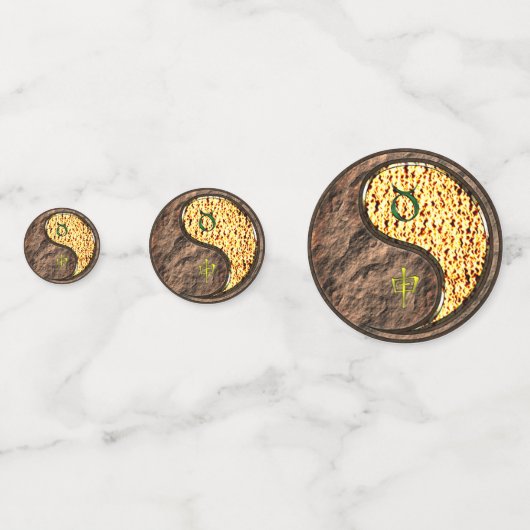 Taurus & Fire Monkey Confetti (Voorkanten)