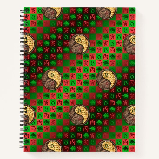 Taurus & Fire Tiger Notitieboek (Voorkant)