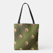 Taurus & Fire Tiger Tote Bag (Achterkant)