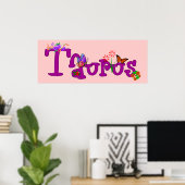 Taurus Flowers Poster (Thuiskantoor)