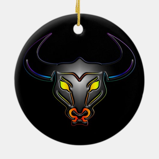 Taurus Gay Pride Ornament (Achterkant)