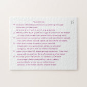 TAURUS gedicht puzzel Legpuzzel (Horizontaal)