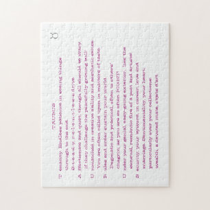TAURUS gedicht puzzel Legpuzzel