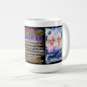 Taurus Gemini Cusp zodiac wit reizen Koffiemok (Voorkant rechts)