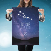 Taurus | Gepersonaliseerd Poster voor Zodiac Const