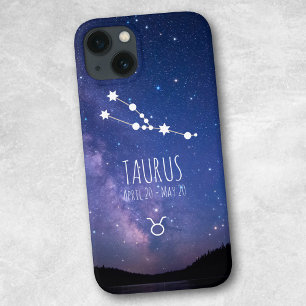 Taurus Gepersonaliseerde zodiac-constellatie Case-Mate iPhone Case