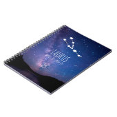 Taurus | Gepersonaliseerde zodiac-constellatie Notitieboek (Linkerzijde)