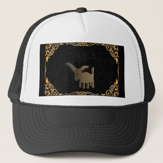 Taurus golden sign trucker pet (Voorkant)