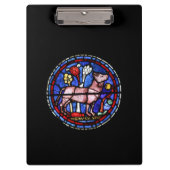 Taurus Gothic Glas in lood Windows - Klembord (Voorkant)