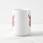 Taurus Hemel Zodiac Mok - Roze Stier Kunst (Center)