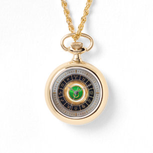 Taurus - het Bull Horoscope-symbool Horloge