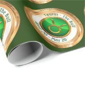 Taurus - Het bull Zodiac-teken Cadeaupapier (Rol Hoek)