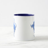 Taurus Horoscope Coffee Mok (Midden)