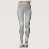 Taurus in Emerald Gemstone Leggings (Voorkant)