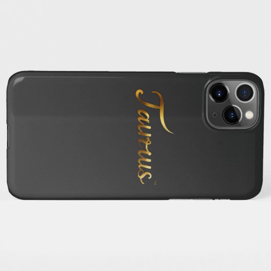 Taurus iPhone Hoesje (Achterkant horizontaal)