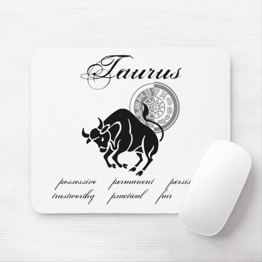  Taurus is een Grieks soort Zodiac Muismat (Met muis)