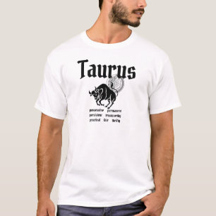  Taurus is een Grieks soort Zodiac T-shirt