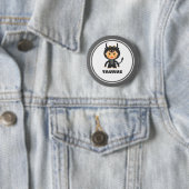 Taurus is mijn Zodiac-teken Ronde Button 5,7 Cm (In situ)