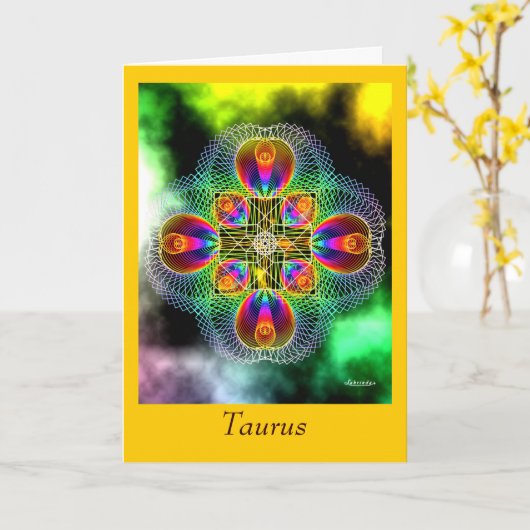 Taurus Kaart (Gele Bloem)