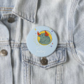 Taurus knop badge ronde button 7,6 cm (In situ)