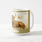 Taurus Lily Art Nouveau Mok (Voorkant rechts)