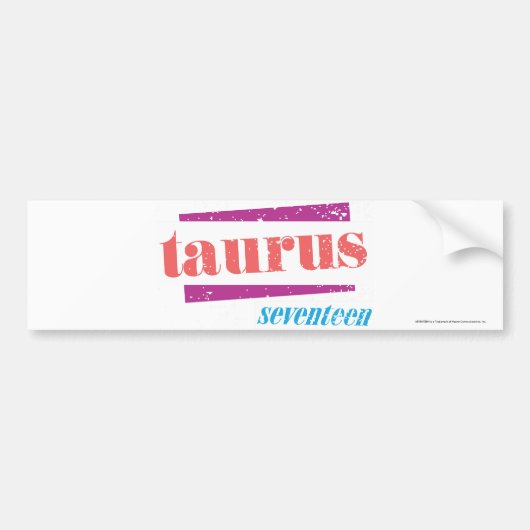Taurus LtRoze Bumpersticker (Voorkant)