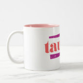 Taurus LtRoze Tweekleurige Koffiemok (Links)