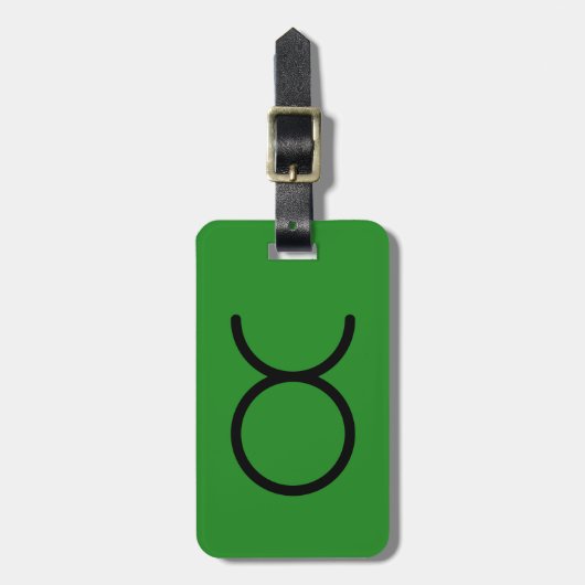 Taurus Luggage Tag Bagagelabel (Voorkant verticaal)