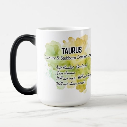 Taurus magische mok (Links)