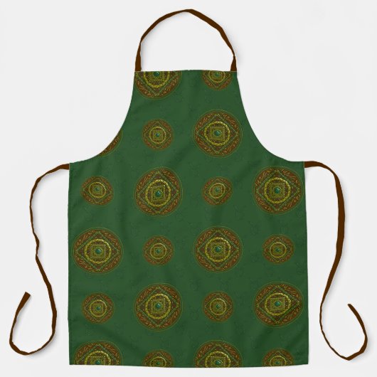 Taurus Mandala All-Over Print Schort (Voorkant)