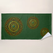 Taurus Mandala Beach Towel Strandlaken (Voorkant)