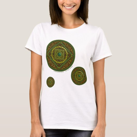 Taurus Mandala Dames Licht Shirt (Voorkant)