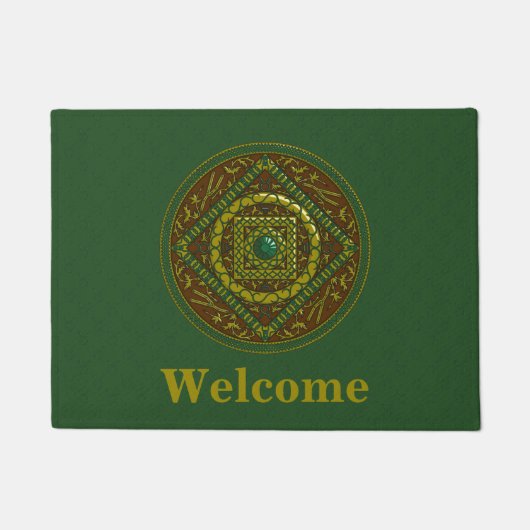 Taurus Mandala Doormat Deurmat (Voorkant)