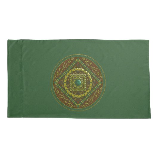 Taurus Mandala Kussensloop (Achterkant)